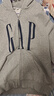 GAP男女裝2025秋季新款logo印花抓絨寬松運動連帽衫衛(wèi)衣786920 灰色 L (175/96A) 亞洲尺碼 曬單實拍圖