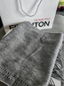 FitonTon純羊毛圍巾冬季男士圍巾加厚保暖圍脖男生日禮物男騎行FTW0121 曬單實(shí)拍圖