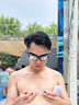 DEATKN新款泳鏡高清防霧防水游泳眼鏡專(zhuān)業(yè)潛水裝備男女近視度數泳帽套裝 電鍍黑【高清防霧防UV】送耳塞鼻夾 150 曬單實(shí)拍圖