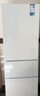 美的（Midea）白色租房家用客廳小型冰箱三開門中門軟冷凍節(jié)能省電低音MR-230TE 以舊換新 曬單實拍圖