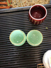 福美古厝高端天青汝窯鎏金玉瓷茶具套裝輕奢高檔羊脂玉泡茶功夫蓋碗禮盒裝 汝青玉瓷茶具佛說(shuō)水晶杯 11頭 曬單實(shí)拍圖