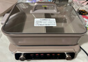 美的（Midea）電火鍋火鍋專用鍋多功能鍋料理烤肉鍋分體式多功能一體電鍋0氟鈦陶電煮鍋HGS352866S 曬單實(shí)拍圖