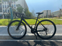 喜德盛公路自行車25款RT180鋁合金一體車把14速變速 碟剎X6鋁合金車架 曜石黑灰-25款 700C×480mm（165-175cm） 14速 曬單實拍圖