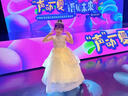 迪牧歐兒童禮服裙輕奢小眾高端走秀10周歲小女孩生日公主裙主持人演出服 香檳色長(cháng)款 110 曬單實(shí)拍圖