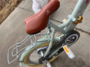 永久（FOREVER）兒童自行車2-6歲男女孩可折疊中大童學(xué)生單車14寸云母灰 曬單實(shí)拍圖