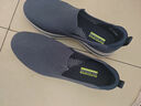 斯凱奇（Skechers）男鞋秋季透氣網(wǎng)面健步鞋輕便一腳蹬運動(dòng)休閑鞋子 NVY海藍 42 曬單實(shí)拍圖