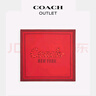 蔻馳（COACH）奧萊女士COACH蛇型文字印花NEW YEAR絲巾圍巾 紅色 曬單實拍圖