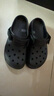 crocs卡駱馳蝸輪洞洞鞋男女同款戶(hù)外休閑鞋|208776 黑色-001 43 (270mm) 曬單實(shí)拍圖