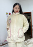 貓人（MiiOW）珊瑚絨睡衣女秋冬加絨加厚女士家居服法蘭絨可外穿長(cháng)袖居家服卡通 3611-主圖款【加厚保暖珊瑚絨】 L 【推薦體重100-120斤】 曬單實(shí)拍圖