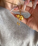 瑞諾黃金葫蘆吊墜女999足金盤纏項(xiàng)鏈鎖骨鏈生日禮物送女友老婆 勿拍/克重多退少補(bǔ) 曬單實(shí)拍圖