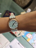 斯沃琪（Swatch）瑞士手表 無(wú)盡天藍 開(kāi)學(xué)禮物雙日歷男女學(xué)生時(shí)尚石英腕表 GE713 曬單實(shí)拍圖