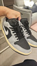 NIKEJORDAN耐克喬丹男子AJ1煙灰板鞋新款低幫復古運動(dòng)鞋HQ2010-012 42 曬單實(shí)拍圖