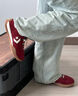 匡威（Converse）Trainer新款酒紅色男女情侶低幫復古流星德訓鞋板鞋/A16584C 紅色低幫 A16584C 36 (220mm) 曬單實(shí)拍圖