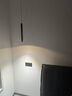 雷士照明（NVC）室內創(chuàng)意簡約吊線吊燈智能led餐廳燈主臥室燈床頭小吊燈護眼燈具 慕易 7瓦高顯指床頭吊燈【A款】 曬單實拍圖