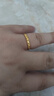 中國黃金滿(mǎn)天星黃金情侶戒指999足金對戒七夕情人節禮物送男女朋友老婆 總金重約4.1g【一對】玫瑰禮盒 曬單實(shí)拍圖