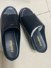 富貴鳥(niǎo)厚底坡跟一字拖鞋女夏季2025新款外穿高跟涼拖休閑牛皮魚(yú)嘴女鞋  黑色 FN0221/0283 35 曬單實(shí)拍圖