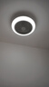 松下風(fēng)扇燈餐廳客廳風(fēng)扇燈臥室一體吊扇電扇吸頂燈燈扇風(fēng)扇吸頂燈燈具 新品 全光譜+IP40 36W HHLZ2001 曬單實(shí)拍圖