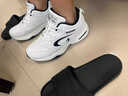 里奇.喬丹   RICKY JORDAN斷碼鞋子男2025新款秋冬休閑皮面運動(dòng)鞋男士軟底輕便旅游跑步鞋子 QD1883白色【皮面款】 41 曬單實(shí)拍圖