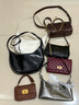 CHARLES&KEITH25冬季新品多背法鏈條手提包波士頓包CK2-30151559 Distressed Coffee咖啡色 S 曬單實(shí)拍圖