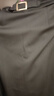 皮爾卡丹（pierre cardin）黑色半身裙女包臀裙秋冬新款高腰顯瘦中長(zhǎng)款直筒開(kāi)叉一步裙長(zhǎng)裙春 黑色 2XL 126-135斤 曬單實(shí)拍圖