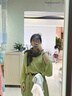 漢服中國(guó)風(fēng)直裾全套女古裝衣服古風(fēng)舞蹈改良裙子魏晉風(fēng)大袖衫套裝 綠色大袖衫+黃色直裾（送腰封 M 曬單實(shí)拍圖