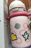 babycare兒童保溫杯嬰兒寶寶學(xué)飲吸管水杯水壺不銹鋼保溫杯上學(xué)450ml 曬單實拍圖