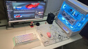 瓦爾基里（VALKYRIE）VK03 WHITE 白色 ATX 游戲電腦臺式機箱 支持360水冷 6.2吋觸摸屏 270°海景房 曬單實拍圖