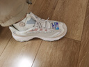 斯凱奇（Skechers）奶茶熊女鞋秋季厚底老爹鞋軟底百搭熊貓鞋休閑運動(dòng)鞋149238 曬單實(shí)拍圖