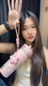 世大家明星同款保溫杯女士水杯送女朋友友老婆生日伴手禮物大容量吸管杯 曬單實(shí)拍圖