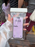 PD手機(jī)防水袋可觸屏防水套TPU游泳漂流可觸屏蘋果小米華為手機(jī)掛繩掛脖外賣騎手防雨潛水溫泉密封袋 白色-翻蓋式X8級防水手機(jī)袋 曬單實拍圖
