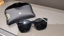 雷朋（RayBan）太陽鏡大框眼鏡修飾顯臉小戶外防曬墨鏡0RB4392D禮物禮物 601/81黑色鏡框深灰色偏光鏡片 尺寸66 曬單實(shí)拍圖