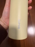 蘇泊爾大容量男女成人學(xué)生便攜不銹鋼保溫水杯子500mL奶油黃KC50GB10 曬單實(shí)拍圖