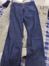 長(cháng)街九月 彈力牛仔褲男士2025秋冬季款寬松直筒大碼男裝耐磨干活工作長(cháng)褲 8010藍色+8010黑色 常規 34 曬單實(shí)拍圖