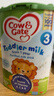牛欄（Cow&Gate）[入會(huì )積分券]英國牛欄原裝進(jìn)口嬰幼兒配方奶粉800g 詳情頁(yè)減40】3段【4罐】 曬單實(shí)拍圖