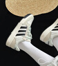 adidas ENTRAP美式校園風運動板鞋少年感復古籃球鞋男女阿迪達斯   白色/黑色/礬土棕   36 曬單實拍圖