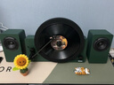柏林之聲HiFi立式分體黑膠唱片機lp發(fā)燒電唱機留聲機客廳藍牙音響 暖沙綠 曬單實(shí)拍圖