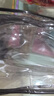便攜防水化妝包透明化妝品洗漱包游泳洗澡大容量收納包旅游收納袋 特惠透明中號(hào)黑色 曬單實(shí)拍圖