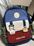 迪士尼（Disney）兒童書(shū)包幼兒園女孩一年級草莓熊輕便男女童可愛(ài)背包st80264藍色 曬單實(shí)拍圖