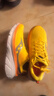 Saucony【彭于晏同款】索康尼向導17減震支撐跑鞋男夏季新款輕便運動(dòng)鞋男 黃桔116 42 曬單實(shí)拍圖