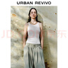UR2025秋季新款女裝簡(jiǎn)約休閑百搭短款修身無(wú)袖T恤UWB450047 本白 L 曬單實(shí)拍圖