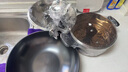 拜格鍋具套裝廚房不粘炒鍋湯鍋炒菜鏟勺菜刀菜板廚具全套電磁燃氣通用 【不銹鋼鍋鏟--鍋具套裝10件套】 曬單實(shí)拍圖