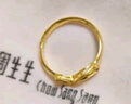 周生生七夕永系列黃金戒指 無(wú)盡的愛(ài) 足金絲帶開(kāi)口戒女款 27924R計價(jià) 2.52克(含工費100元) 曬單實(shí)拍圖