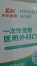 海氏海諾一次性醫(yī)用外科口罩 滅菌級(jí)口罩醫(yī)用 100只獨(dú)立包裝 防塵口罩夏季 曬單實(shí)拍圖