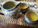 不拙三才蓋碗防燙茶具帶把分茶器帶茶漏過(guò)濾網(wǎng)青花瓷汝窯蓮蓋碗三件套 曬單實(shí)拍圖