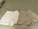 優(yōu)衣庫女裝麻棉短褲/休閑褲子473696 01 乳白色 S /155/62A 曬單實(shí)拍圖