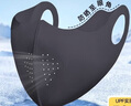 愛(ài)康尼 保暖防曬口罩男女秋冬3d立體防粉塵高顏值UPF50+可水洗深空黑 曬單實(shí)拍圖