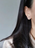 伊燦S925銀針貓眼石鑲鉆耳釘女精致高級耳環(huán)無洞耳夾2025新款絕美耳飾 S925銀針貓眼石鑲鉆耳釘女 曬單實拍圖