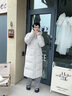 坦博爾戶(hù)外2025冬季新款羽絨服女長(cháng)款連帽運動(dòng)百搭保暖外套TE5550873D 縞羽灰 XS (160) 曬單實(shí)拍圖