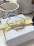 海上羅孚925銀桂花手鐲女新款時(shí)尚開(kāi)口銀鐲子生日情人節禮物送女友 包裝定金 曬單實(shí)拍圖