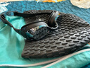 速比濤（Speedo）Cyclone3高清防霧精工鍍膜泳鏡游泳裝備 黑色/銀色 曬單實(shí)拍圖